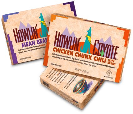 Package Design for Paradise Foods Howlin Coyote Chili