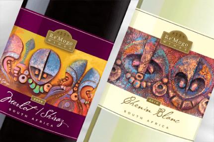 Package Design for Re'mogo Vineyards wine label